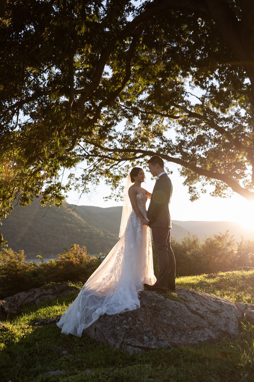 Adrienne's couple at golden hour